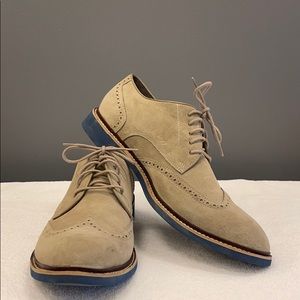 Cole Haan Khaki Suede Wingtips Size 13